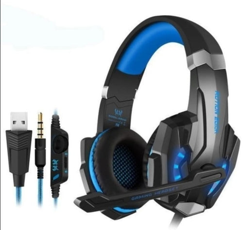 Cascos gaming con luz LED